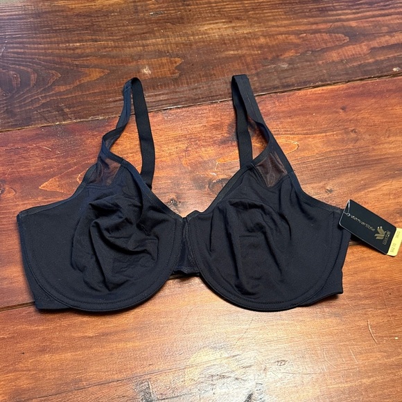 Wacoal Elegant Black Underwire Bra NWT 38DD - Picture 1 of 5